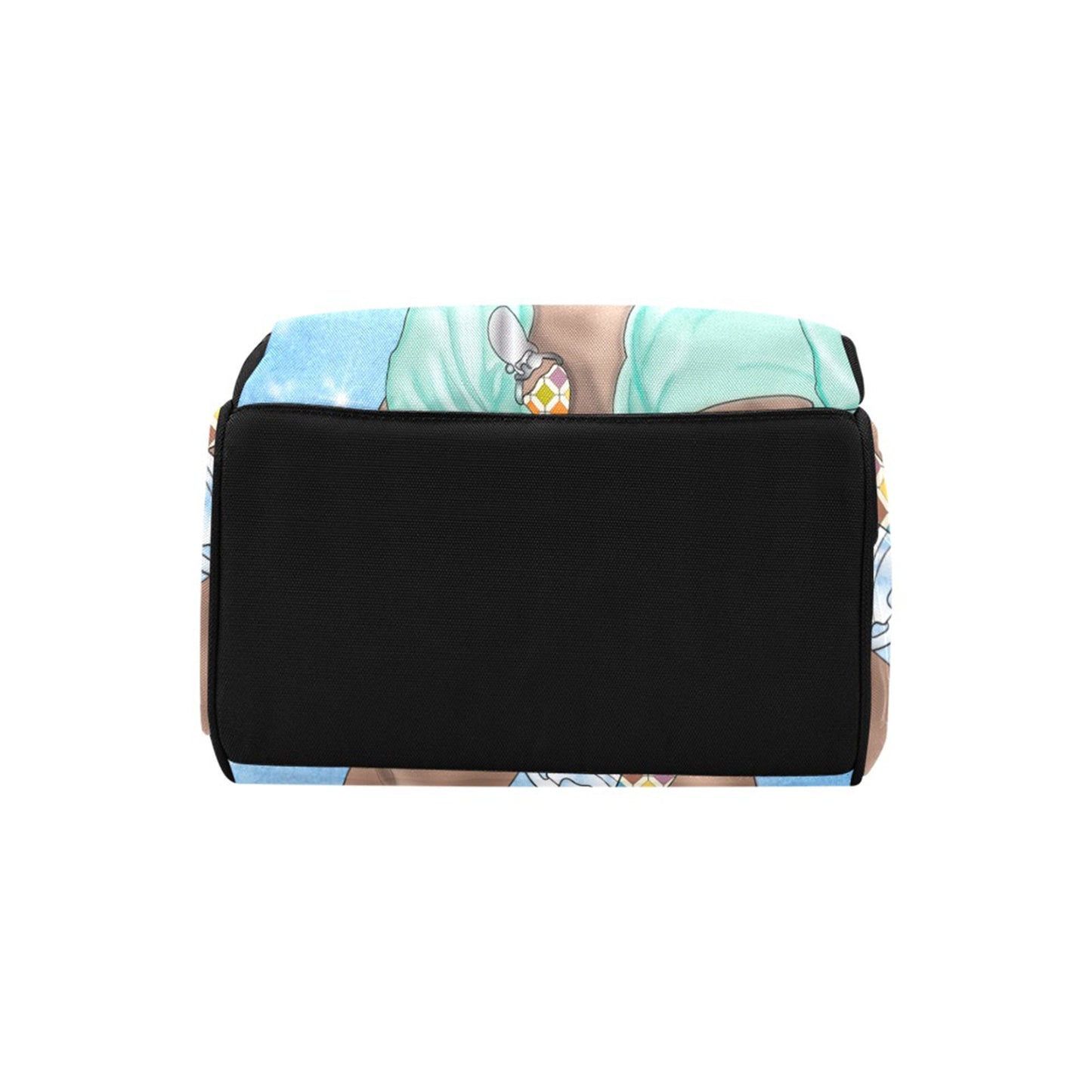 Personalized Baby Bag/ Diaper Bag/ African American Baby Boy Backpack/ Clothing Bottles Bag/ Baby Shower Gift