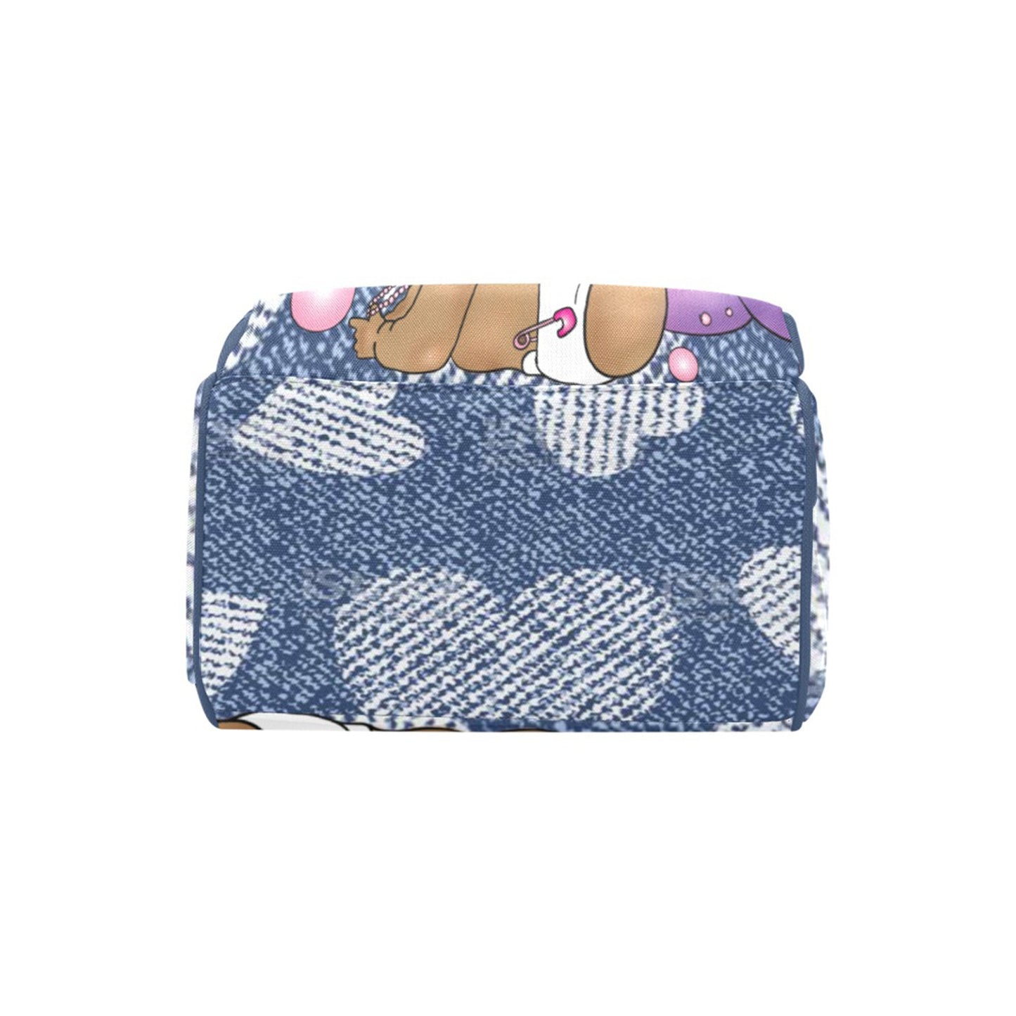 Personalized Baby Bag/ Diaper Bag/ African American Baby Girl Backpack/ Clothing Bottles Bag/ Baby Shower Gift