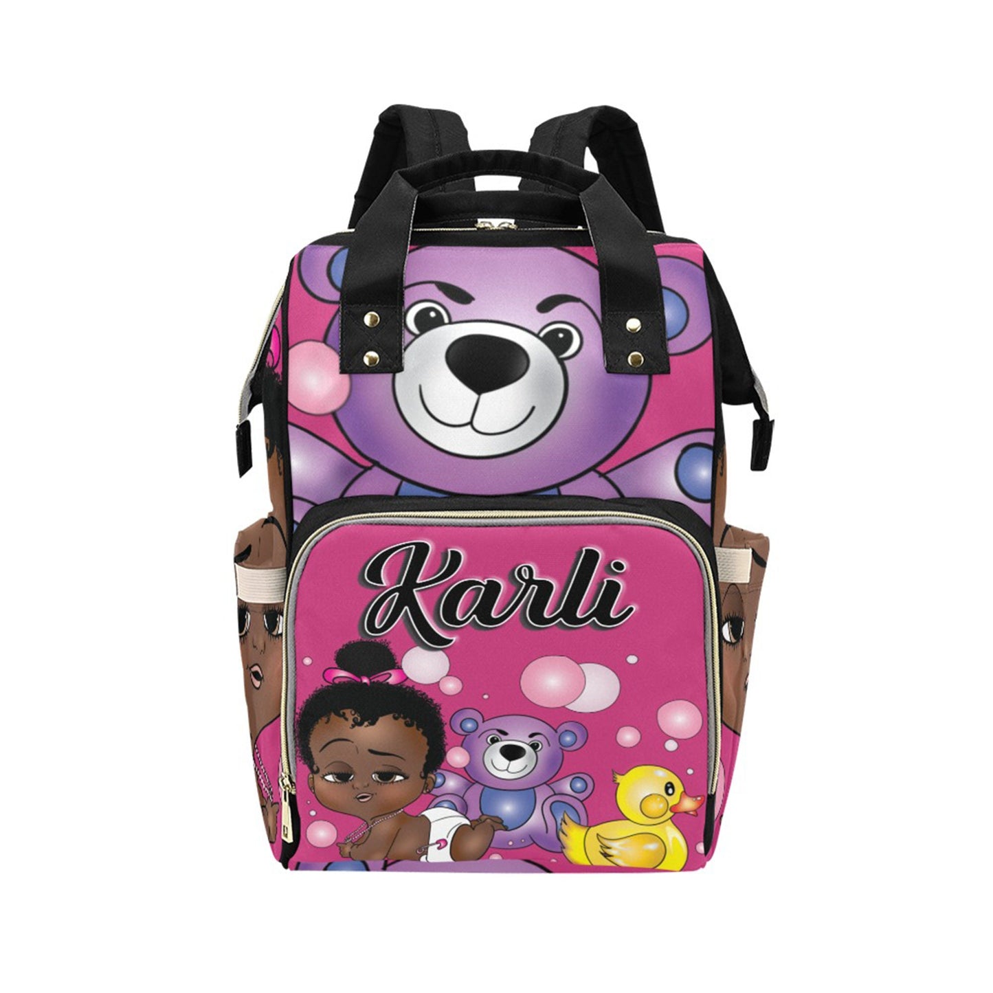 Personalized Baby Girl Blanket/ fleece Blanket/ Custom Name Blanket/ Newborn Baby Girl/ Baby Shower Gift/ African American Baby Girl