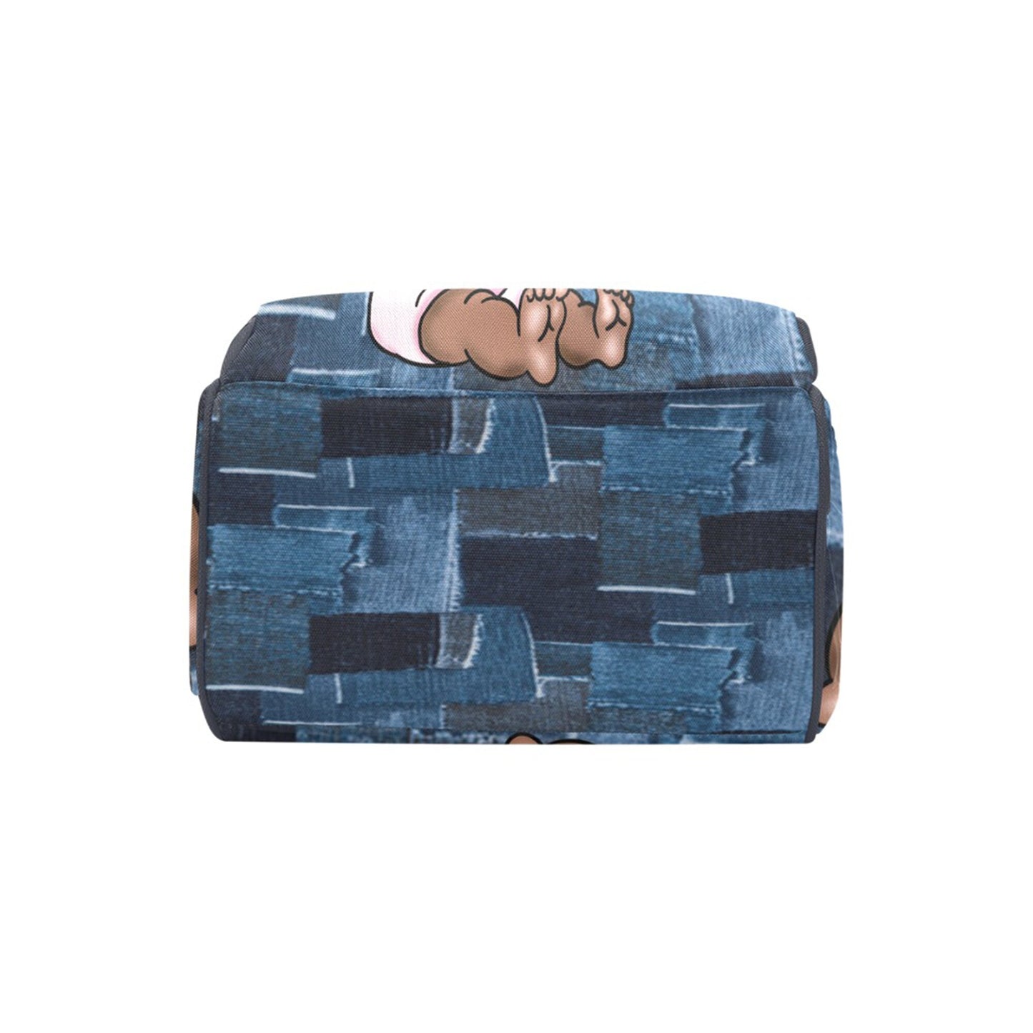 Afro Personalized Baby Bag/ Diaper Bag/ African American Baby Girl Backpack/ Clothing Bottles Bag/ Baby Shower Gift