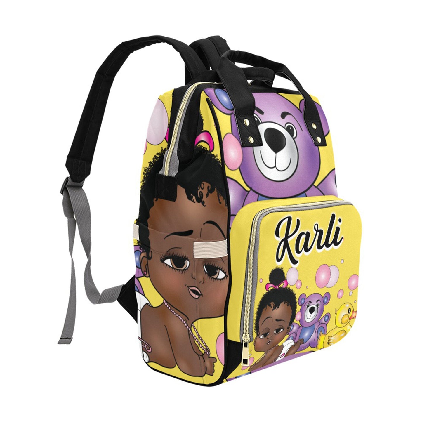 Personalized Baby Girl Blanket/ fleece Blanket/ Custom Name Blanket/ Newborn Baby Girl/ Baby Shower Gift/ African American Baby Girl