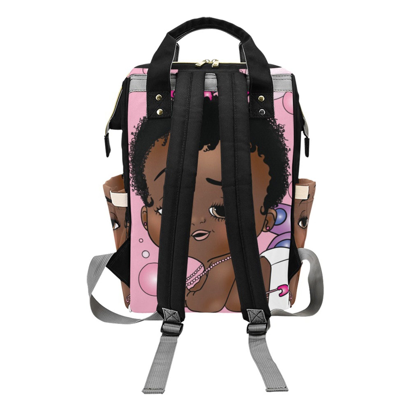 Personalized Baby Girl Blanket/ fleece Blanket/ Custom Name Blanket/ Newborn Baby Girl/ Baby Shower Gift/ African American Baby Girl