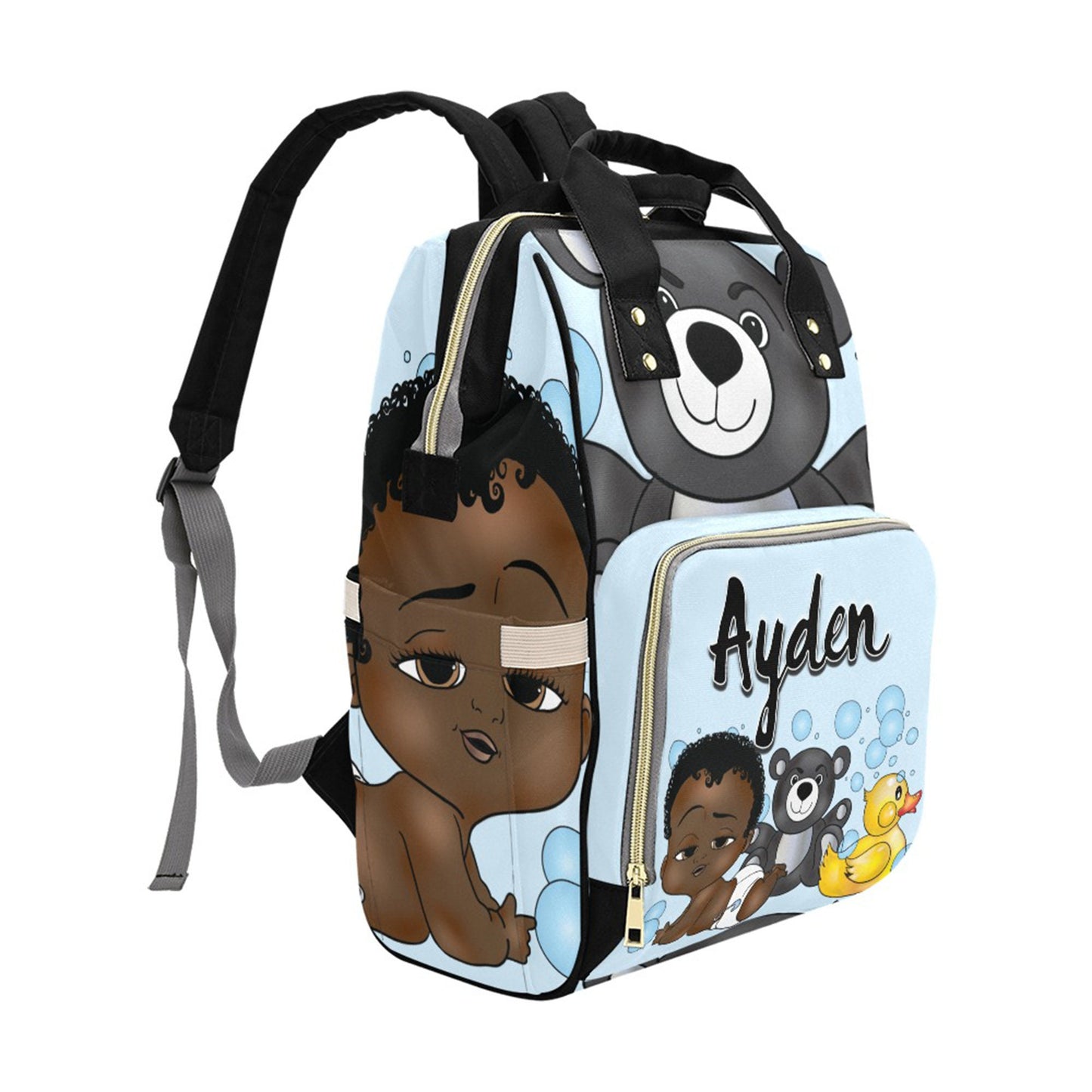 Personalized Baby Boy Blanket/ fleece Blanket/ Custom Name Blanket/ Newborn Baby Boy/ Baby Shower Gift/ African American Baby Boy