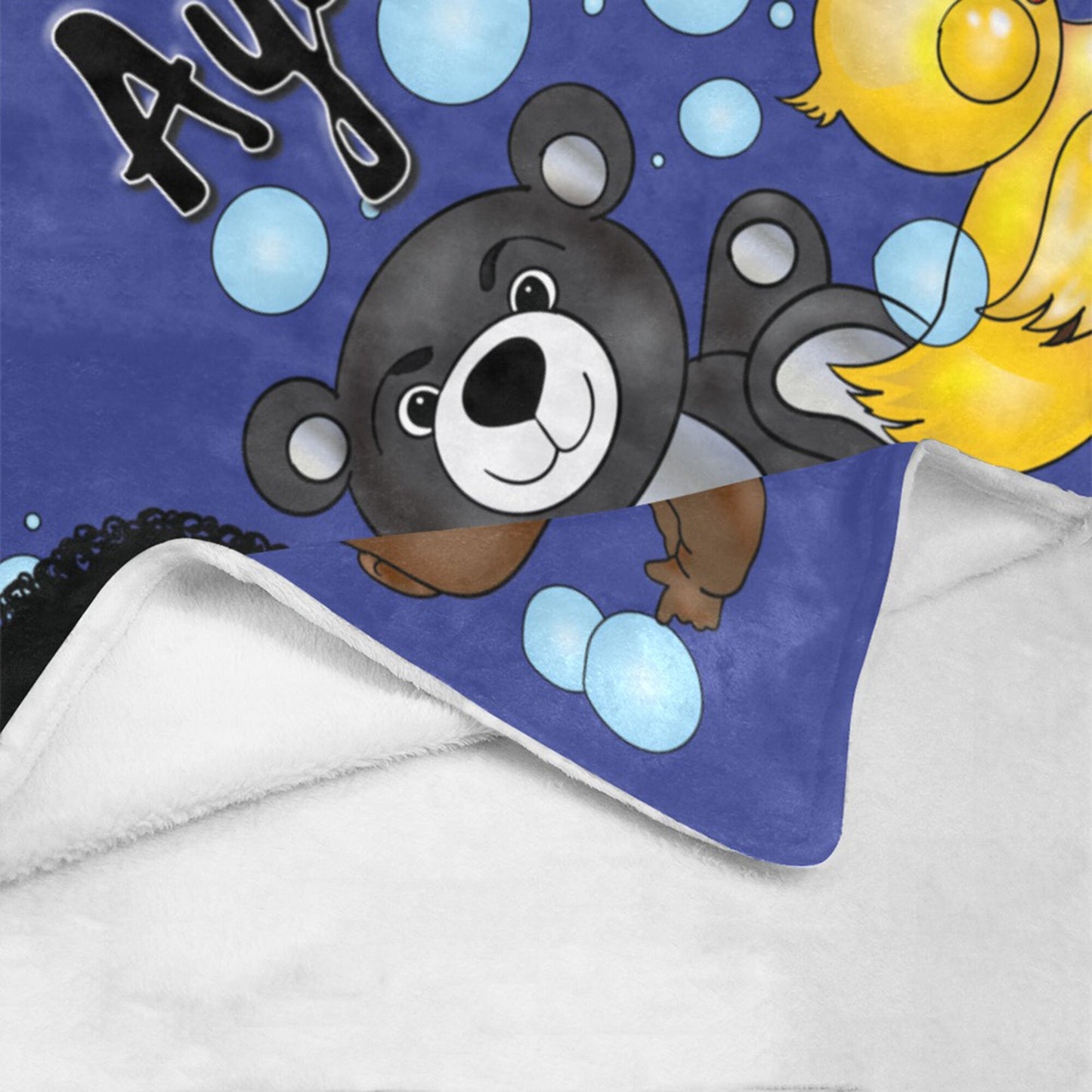 Personalized Baby Boyl Blanket/ fleece Blanket/ Custom Name Blanket/ Newborn Baby Boy/ Baby Shower Gift/ African American Baby Boy