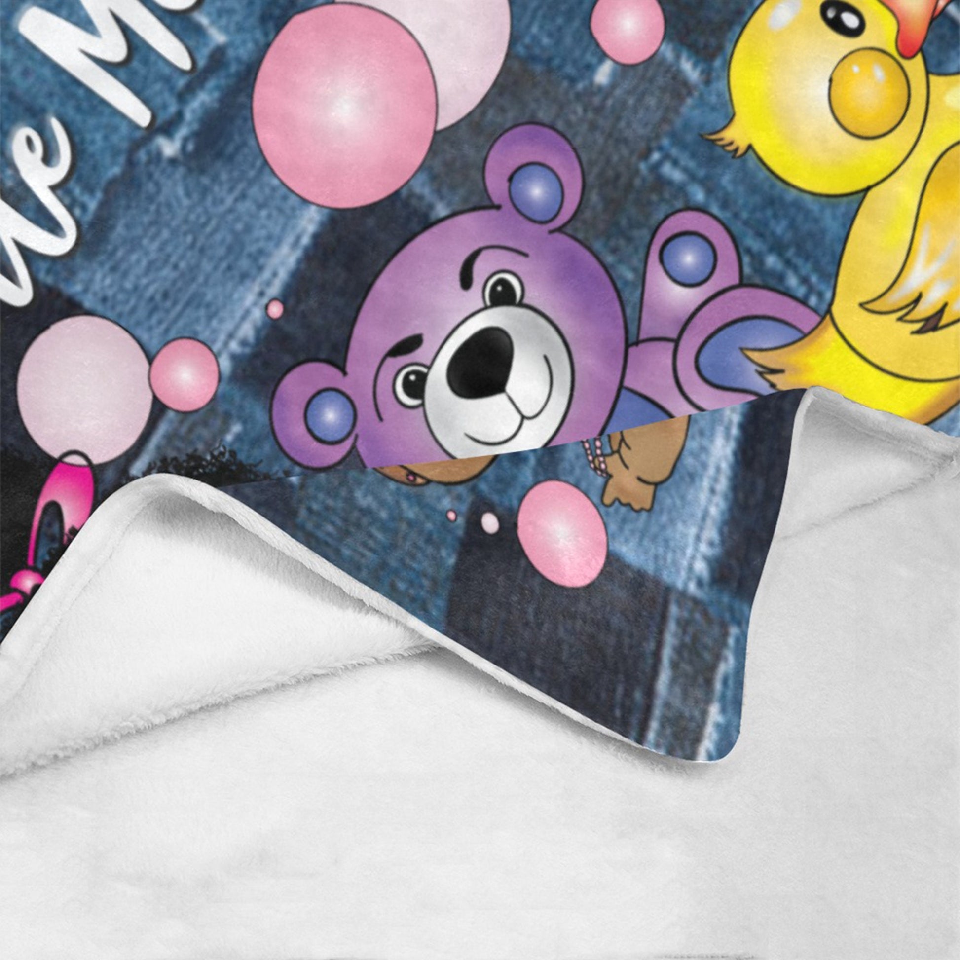 Personalized Baby Girl Blanket/ fleece Blanket/ Custom Name Blanket/ Newborn Baby Girl/ Baby Shower Gift/ African American Baby Girl