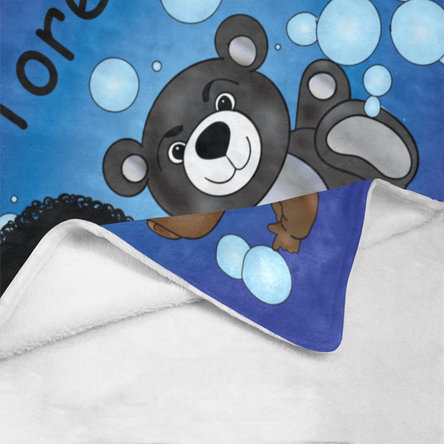 Personalized Baby Boy Blanket/ fleece Blanket/ Custom Name Blanket/ Newborn Baby Boy/ Baby Shower Gift/ African American Baby Boy