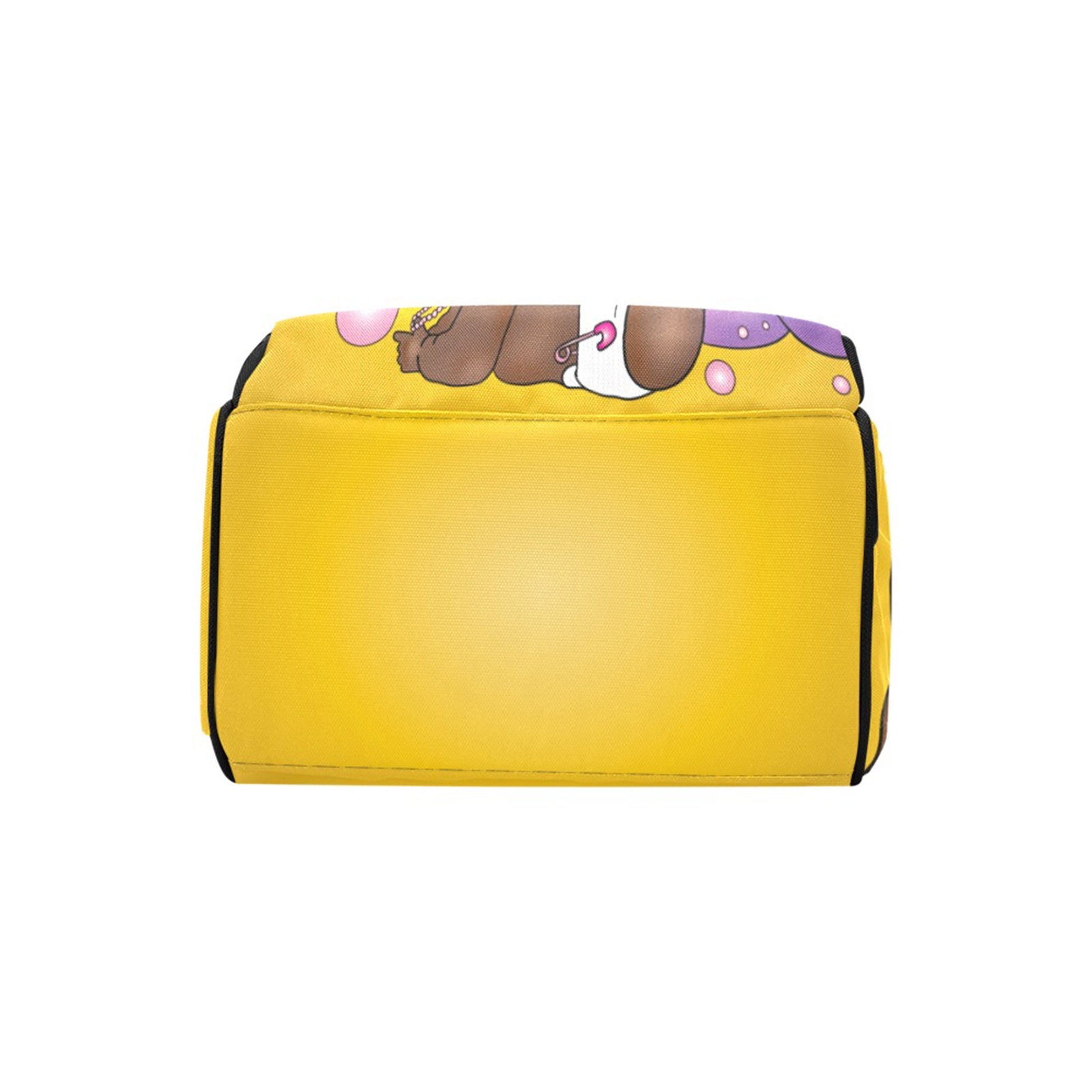 Afro Personalized Baby Bag/ Diaper Bag/ African American Baby Girl Backpack/ Clothing Bottles Bag/ Baby Shower Gift