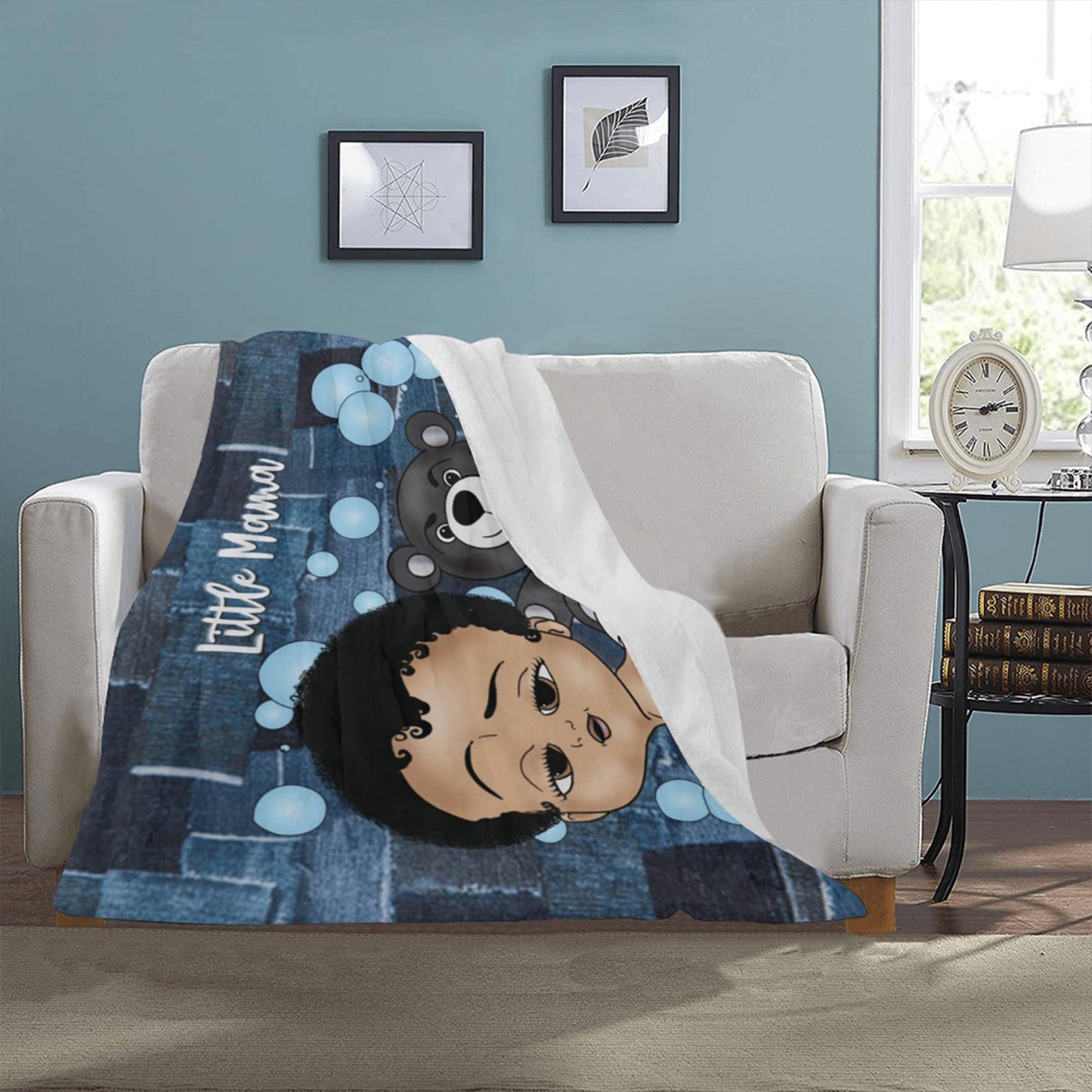 Personalized Baby Boy Blanket/ fleece Blanket/ Custom Name Blanket/ Newborn Baby Boy/ Baby Shower Gift/ Baby Boy