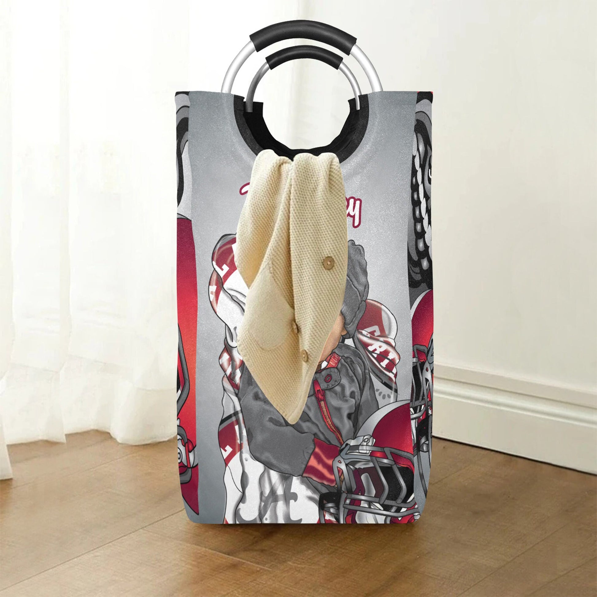 Personalized Baby Hamper/ Laundry Bag/Sports Baby Boy Laundry Basket/ Storage Basket/ Baby Shower Gift