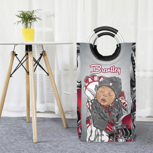 Personalized Baby Hamper/ Laundry Bag/Sports Baby Boy Laundry Basket/ Storage Basket/ Baby Shower Gift