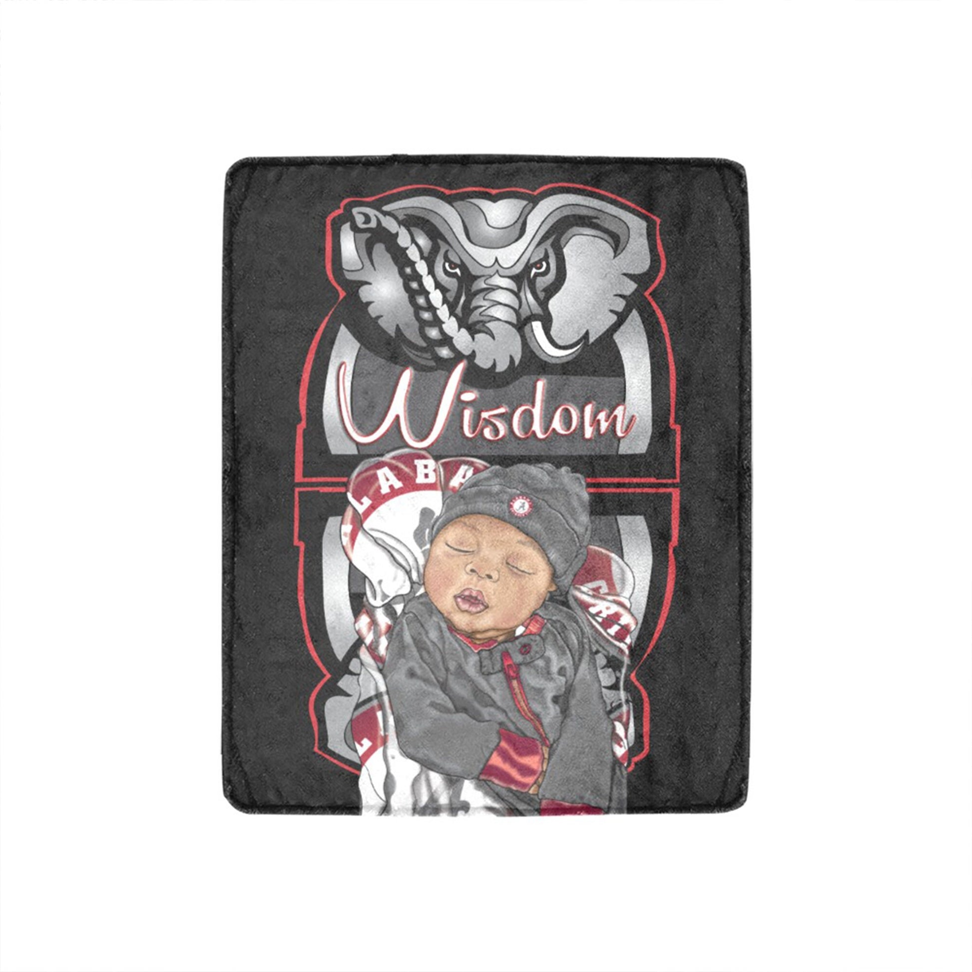 Personalized Baby Boy Sports Blanket/ fleece Blanket/ Custom Name Blanket/ Newborn Baby Boy/ Baby Shower Gift/ African American Baby Boy