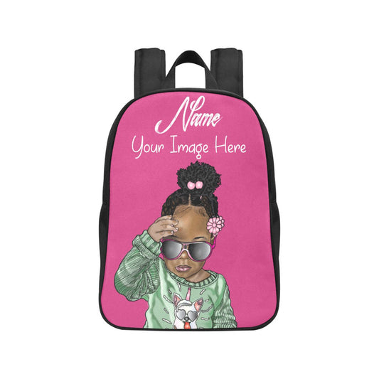 Create Your Own Personalized School Backpack/ Photo Portrait/Painting