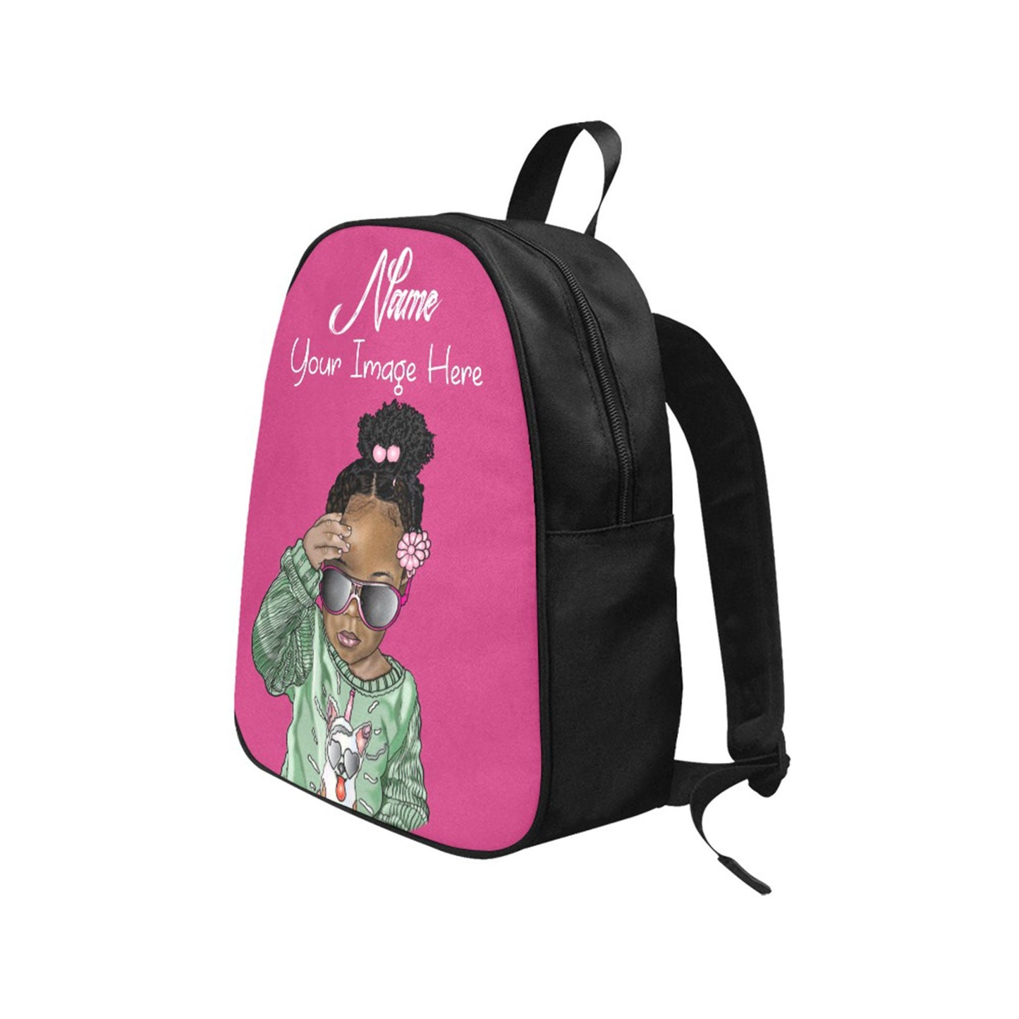 Create Your Own Personalized School Backpack/ Photo Portrait/Painting