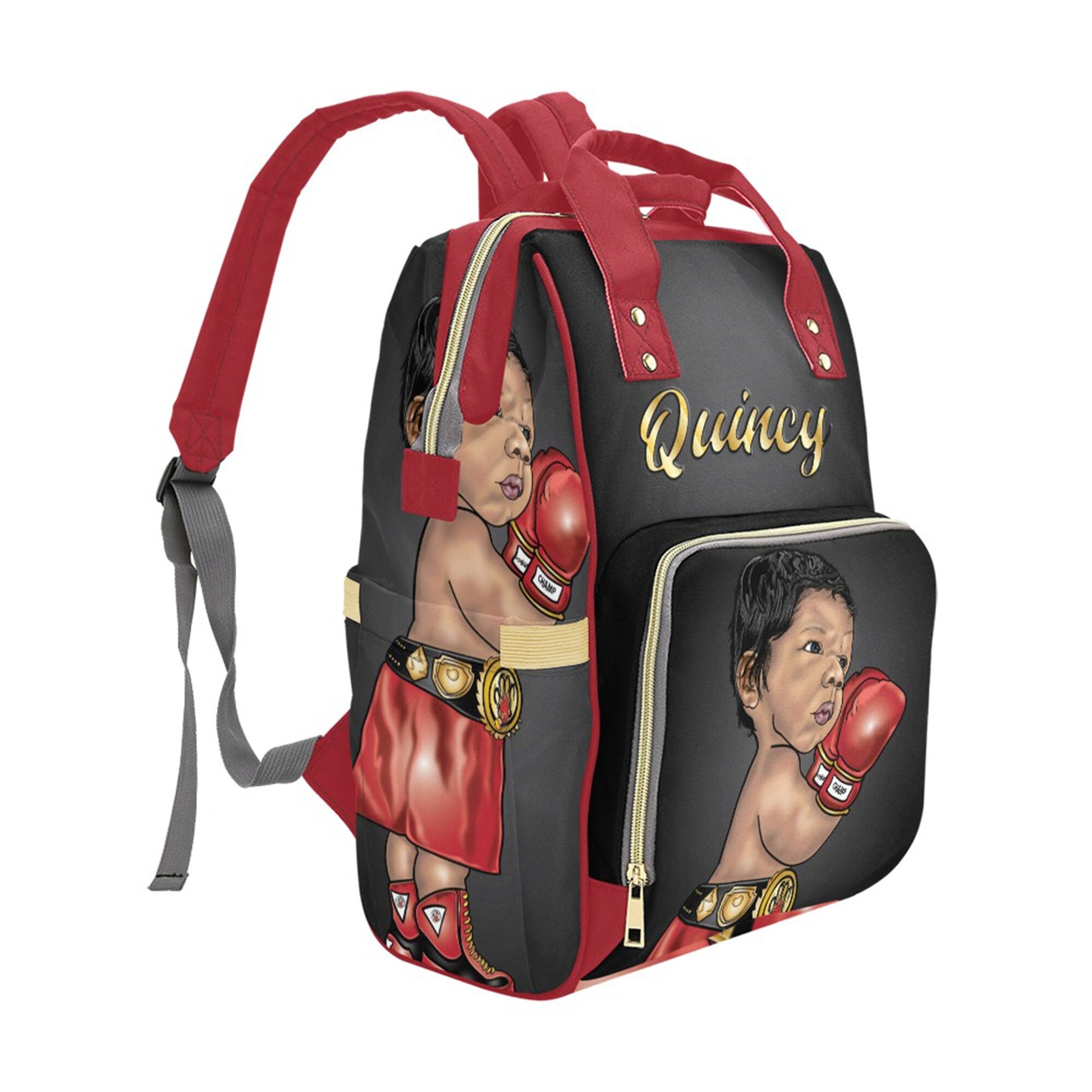 Create Your Own Personalized Baby Bag/ Diaper Bag/ Little Boxing Prince Get Your Own Babies Portrait From Your Photo