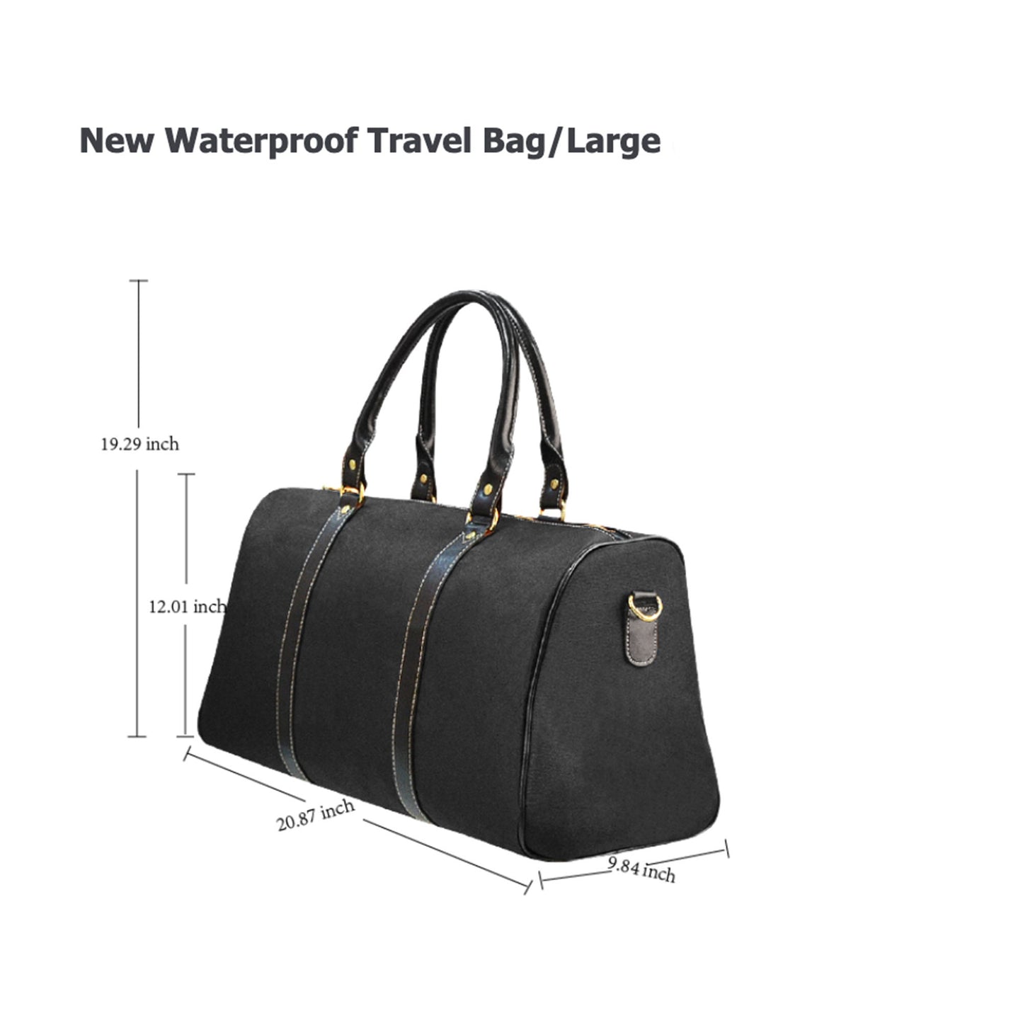 Travel Bag, African American Duffle Bag, Weekend Travel Bag