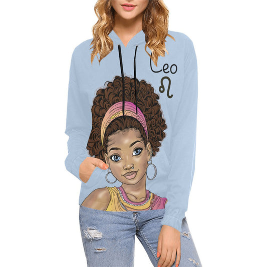 Black Girl  Zodiac Sweatshirt Hoodie, Melanin Hoodies for Black Women, Black Girl Sweatshirts, African American Sweatshirt, Gift Black Woman